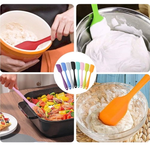 Silikonowa łopatka szpatułka do ciasta tortu kremu mieszania