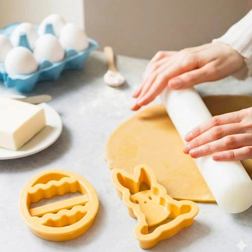 Foremki do pierników ciastek wykrawacz foremka jajko zajączek święta Wielkanoc 2 sztuki