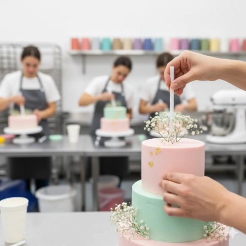 Wspornik do tortu 40 cm 5 sztuk wsporniki do tortu piętrowego rurki długie białe