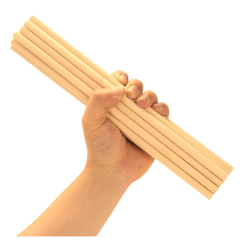 Wsporniki do tortu do tortu piętrowegodrewnaine rurki długie 30cm bambusowe 12szt