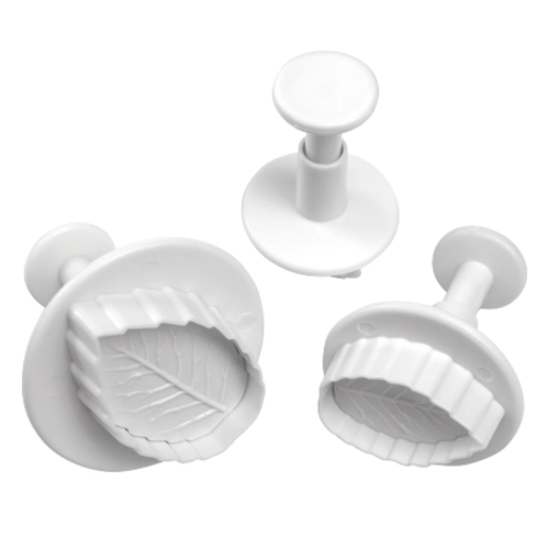 Wykrawacz do lukru w kształcie liści 3 szt