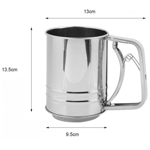 Przesiewacz sitko kuchenne do mąki cukru pudru cedzak