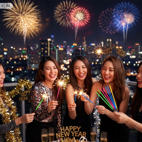 Zimne ognie 10 sztuk sparkles kolorowe neonowe dekoracje urodzinowe sylwester party