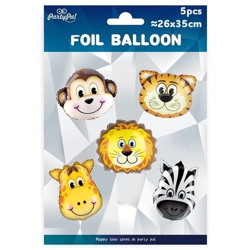 Balony foliowe zwierzęta 5szt